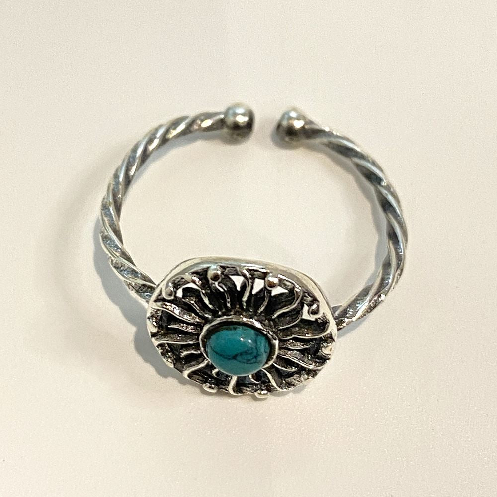 Silver-Plated Adjustable Ring (#45)