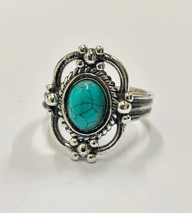 Victorian Vintage Oval Ring 18
