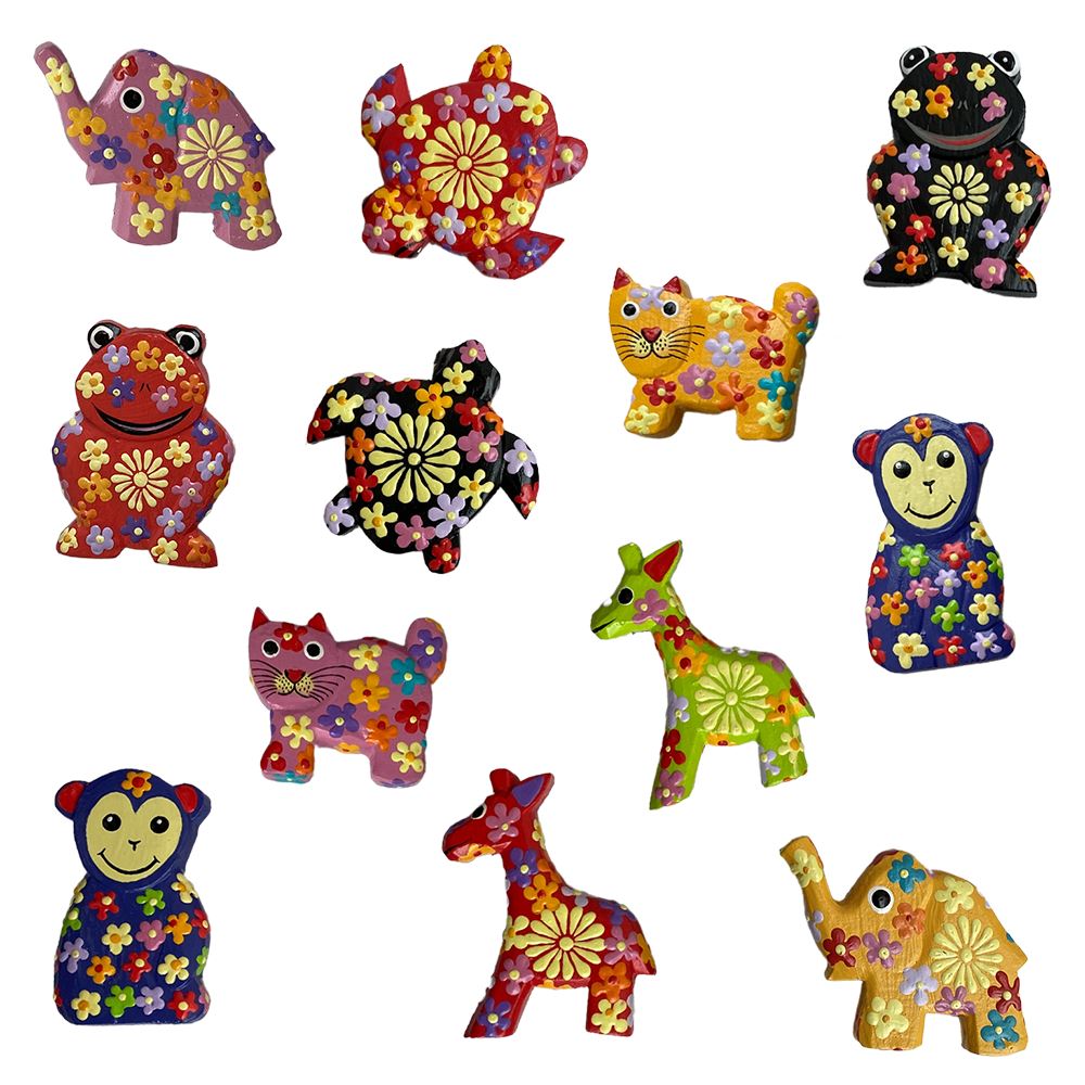 Handmade Animal Fridge Magnet, Assorted, Single