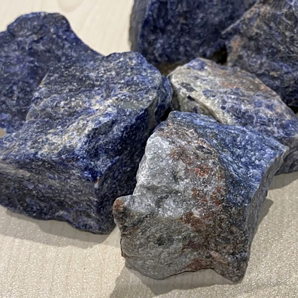 Raw Rough Cut Crystals (80-100g pieces), 1kg Pack