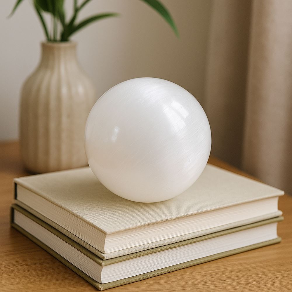 Selenite Sphere, 9cm