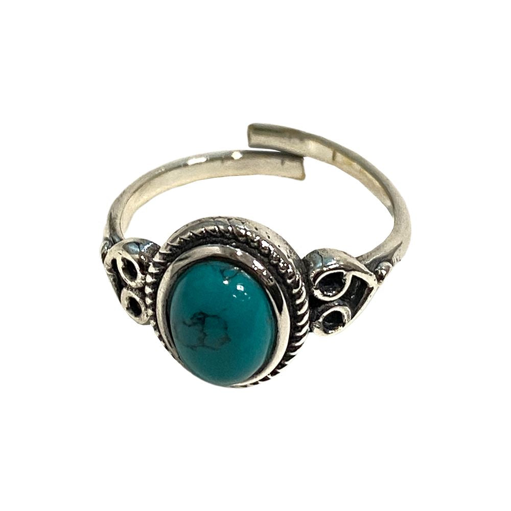 Silver-Plated Adjustable Ring (#38)