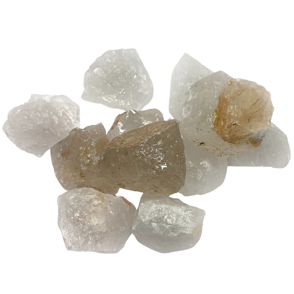 Raw Rough Cut Crystals (80-100g pieces), 1kg Pack