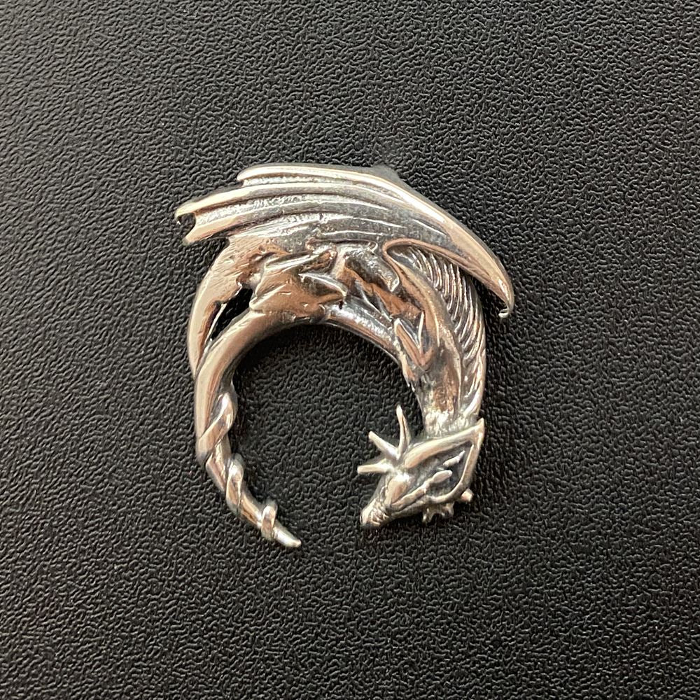 Silver-Plated Gothic Pendant