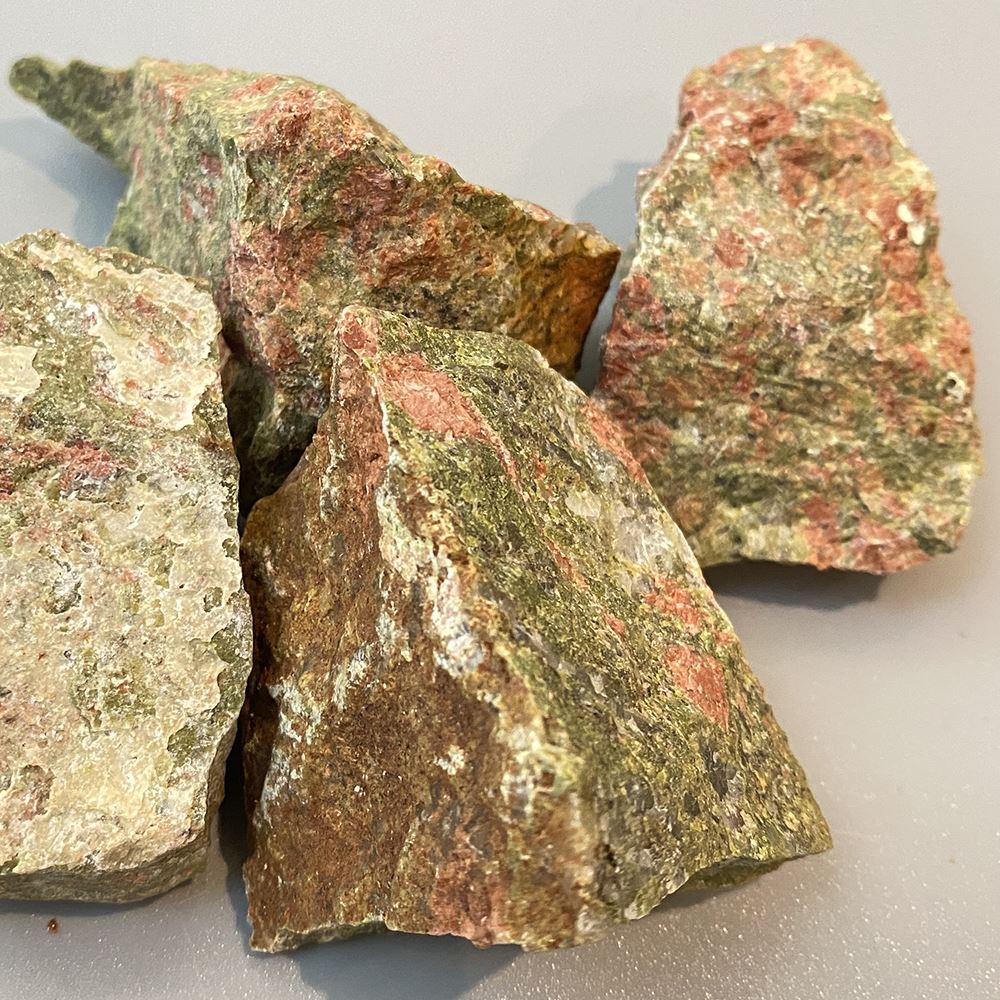 Raw Rough Cut Crystals (80-100g pieces), 1kg Pack