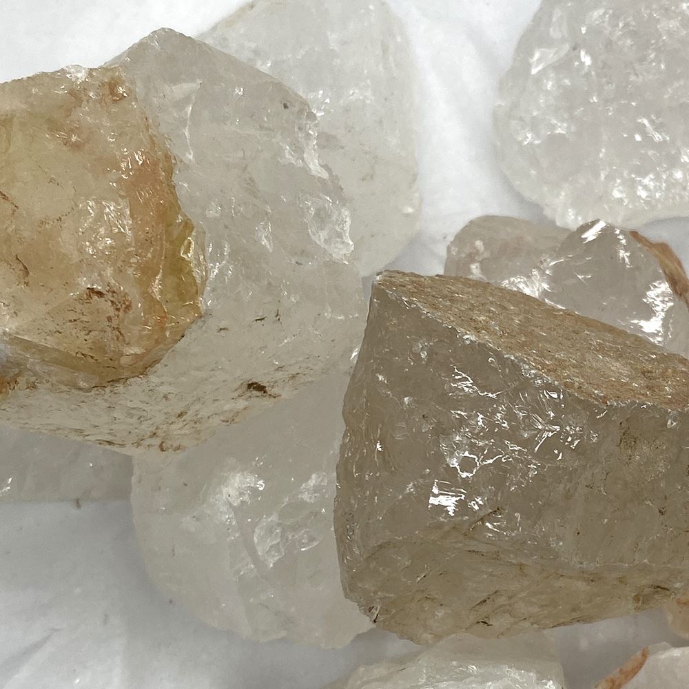 Raw Rough Cut Crystals (80-100g pieces), 1kg Pack