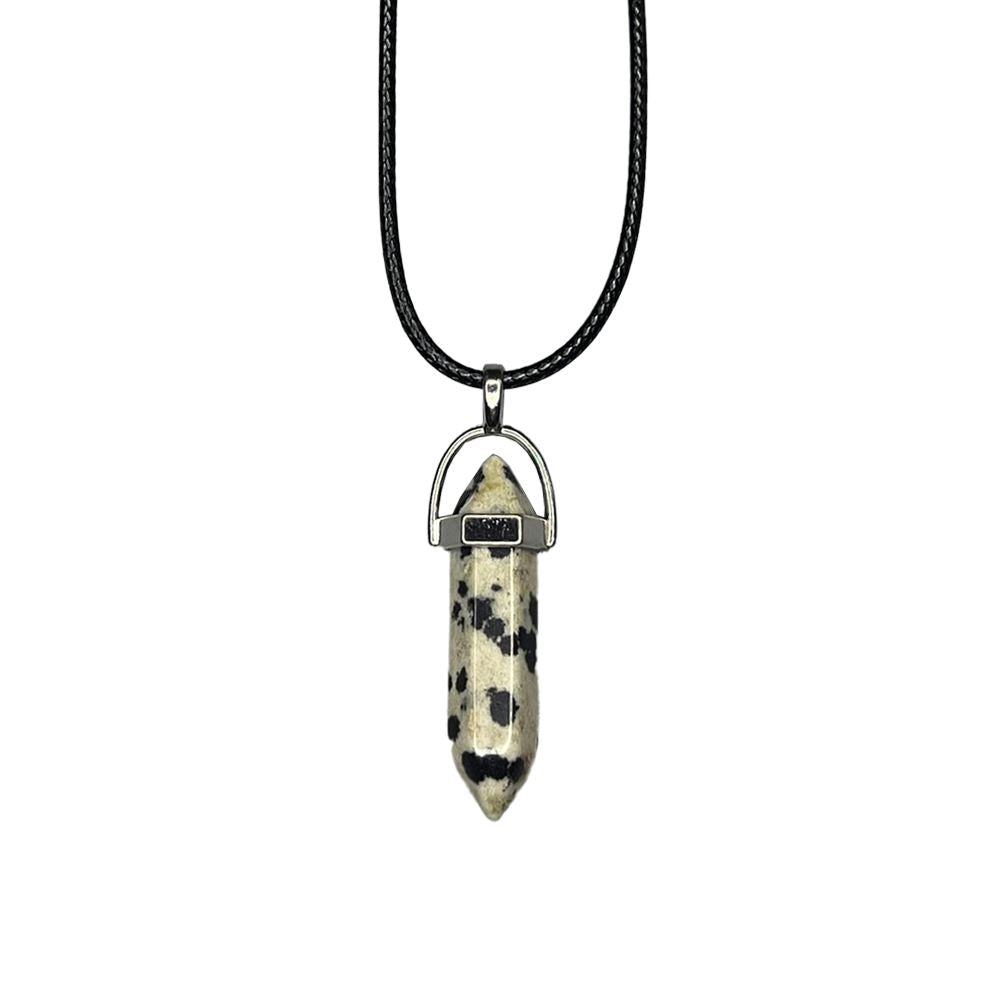 Double Point Pencil Pendant, Black String
