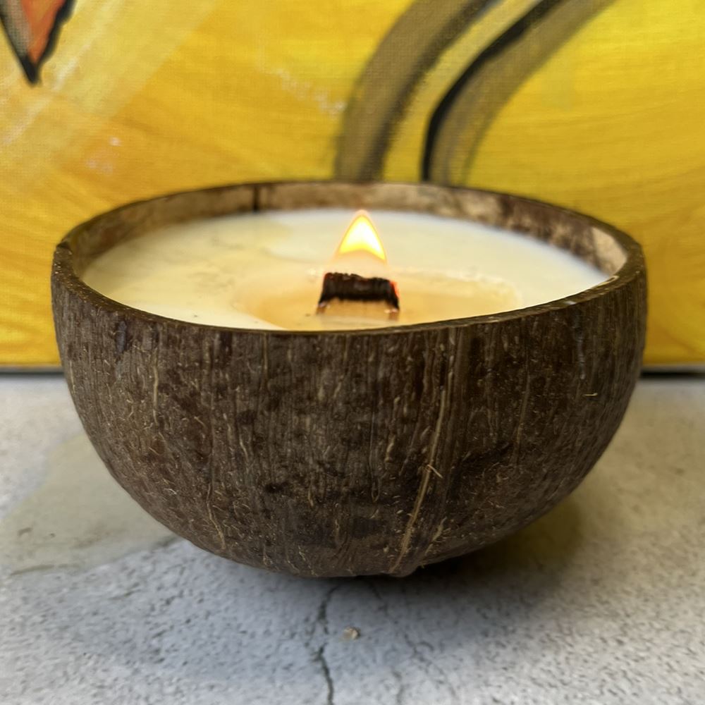 Coconut Shell Candle, Coconut