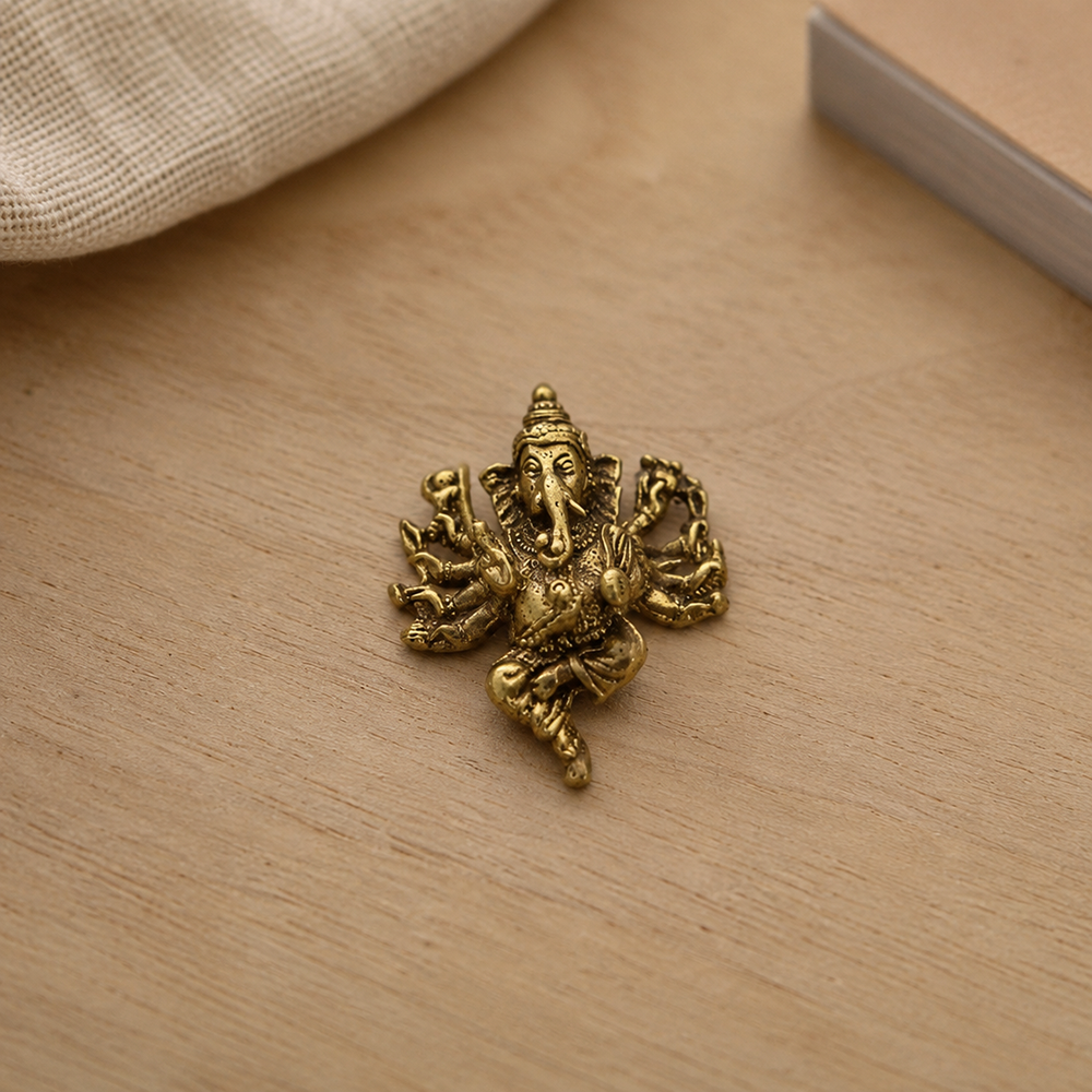 Miniature Brass Figurine, Design #125