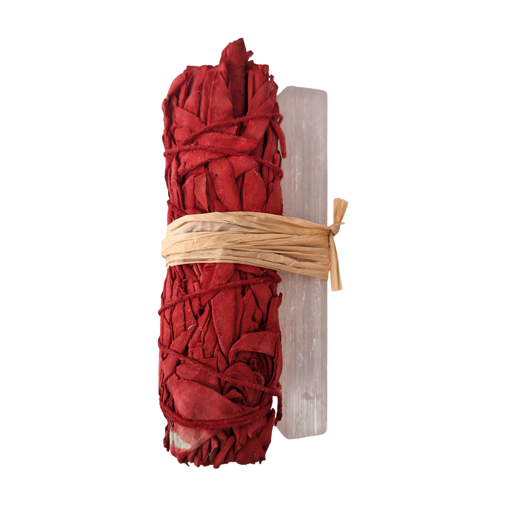 Smudge Stick, Dragon’s Blood and Selenite 4"