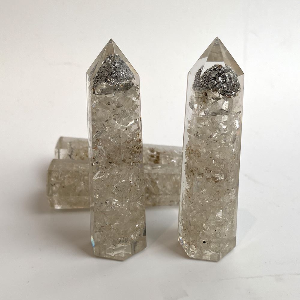 Orgonite Obelisk Tower, 8x2x2cm