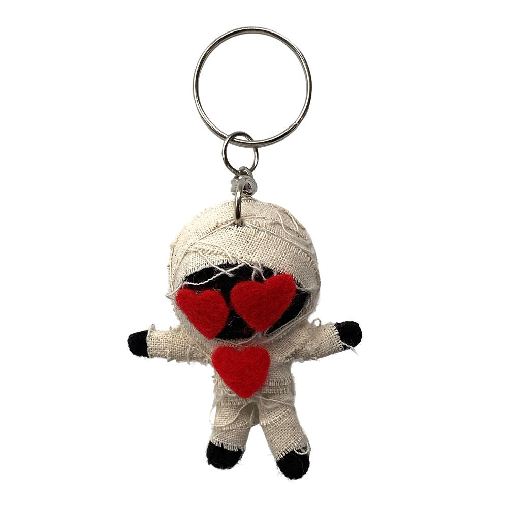 Voodoo String Doll Keychain, 7cm