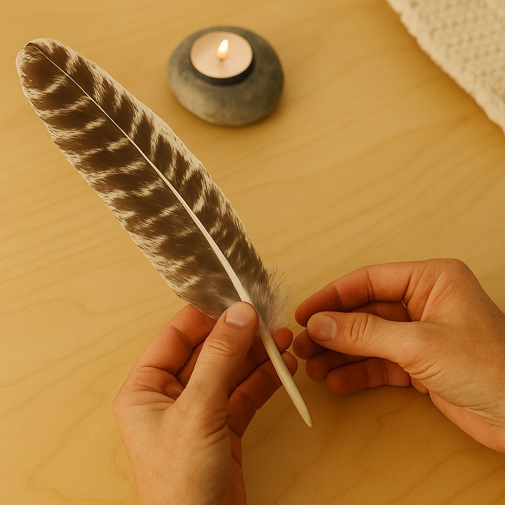 Turkey Feather, Natural, 10-12 inch, Pack of 3