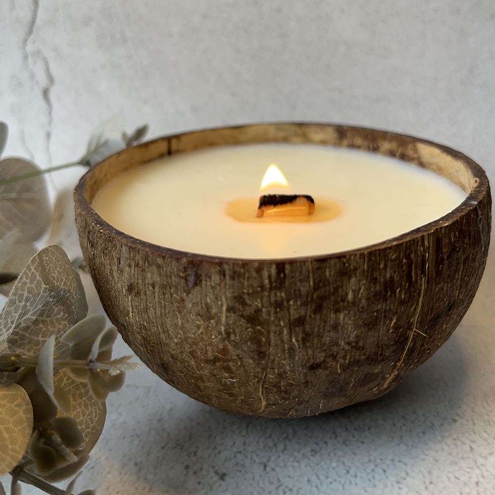 Coconut Shell Candle, Coconut