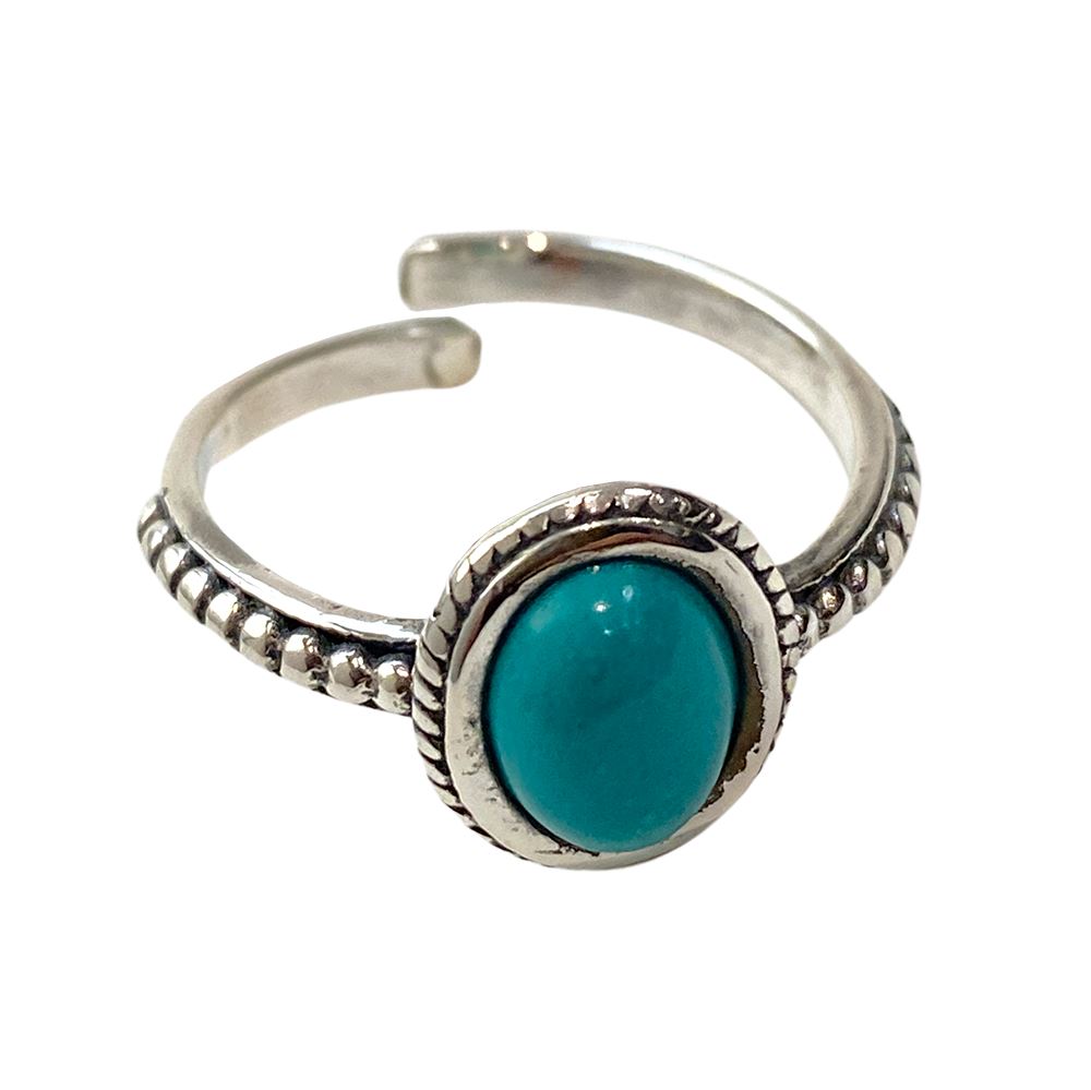 Silver-Plated Adjustable Ring (#39)