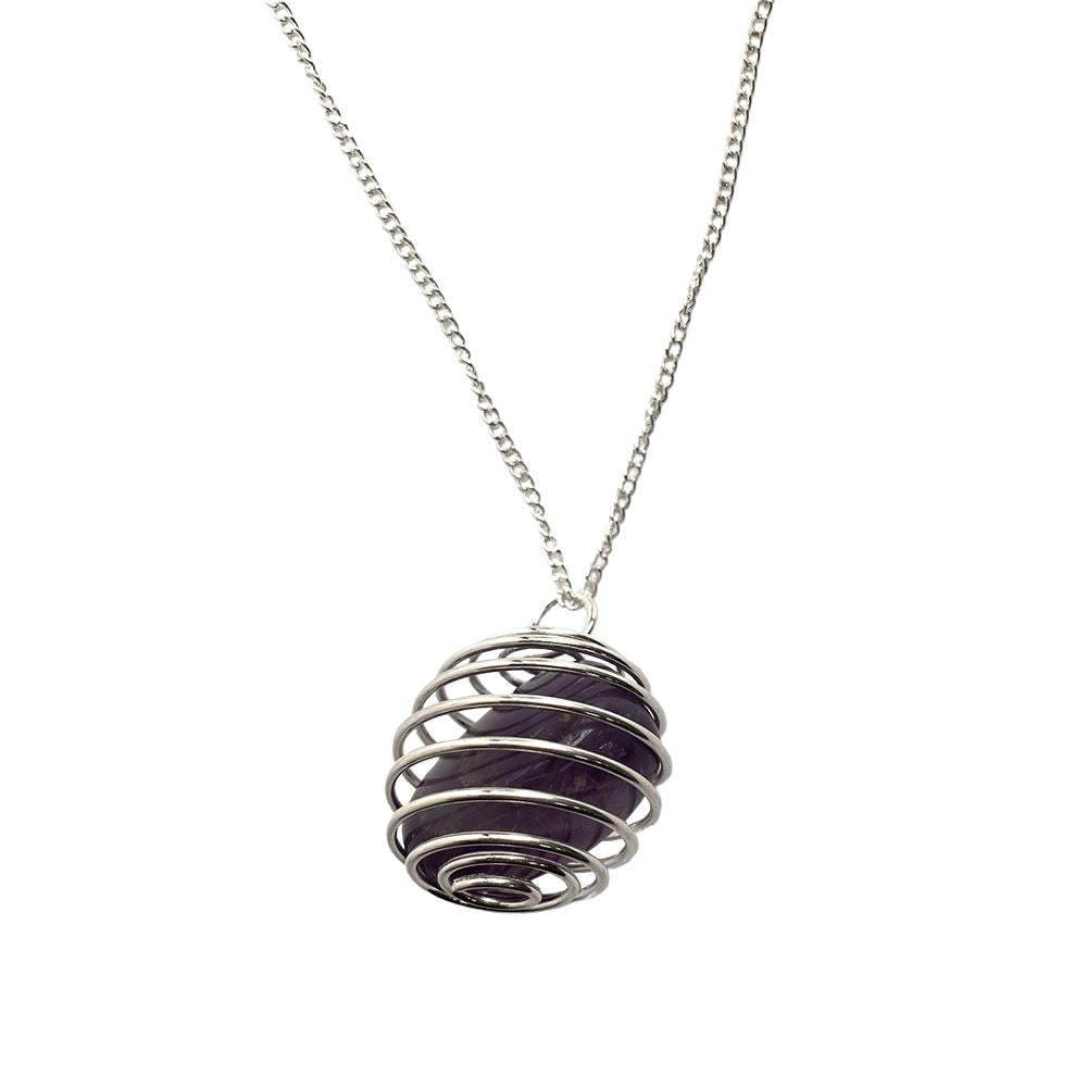 Spiral Tumbled Pendant