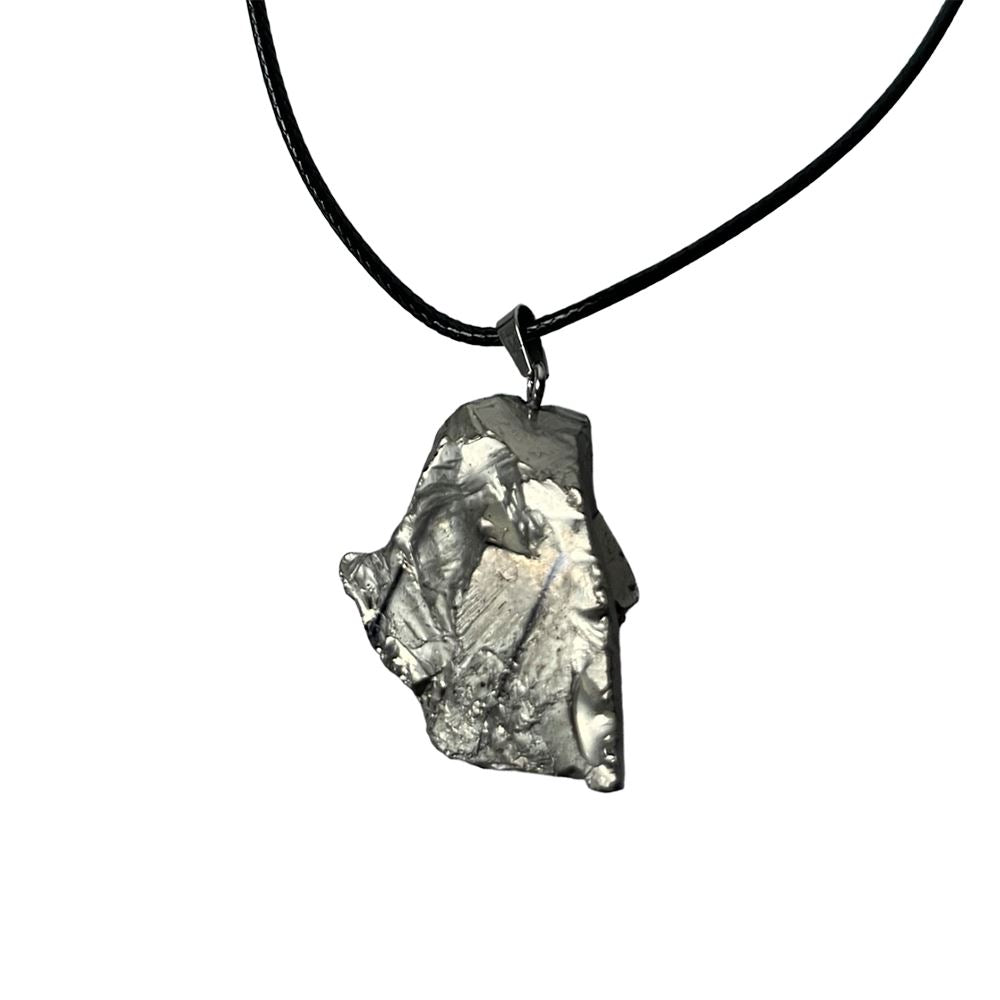 Electroplated Quartz Pendant
