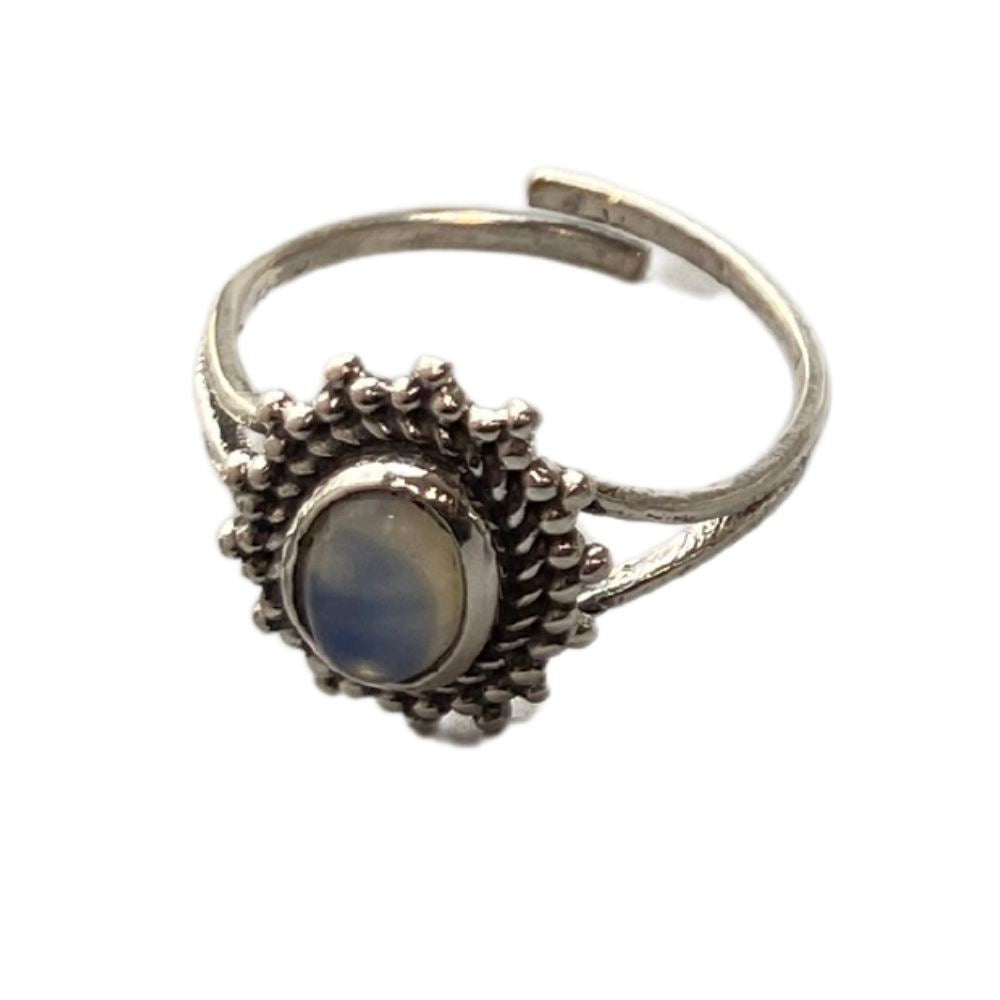 Cocktail Crystal Oval Ring 06