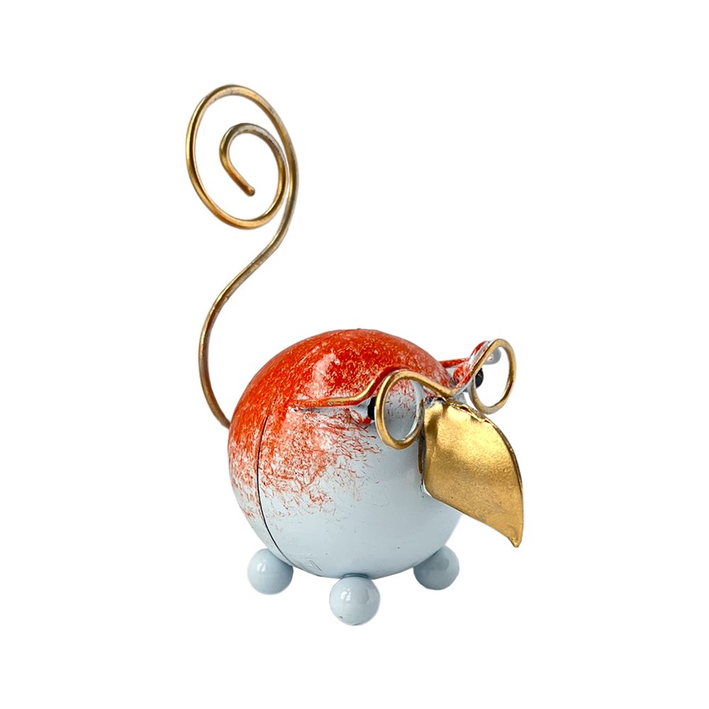 Whimsical Metal Curly Tailed Animal