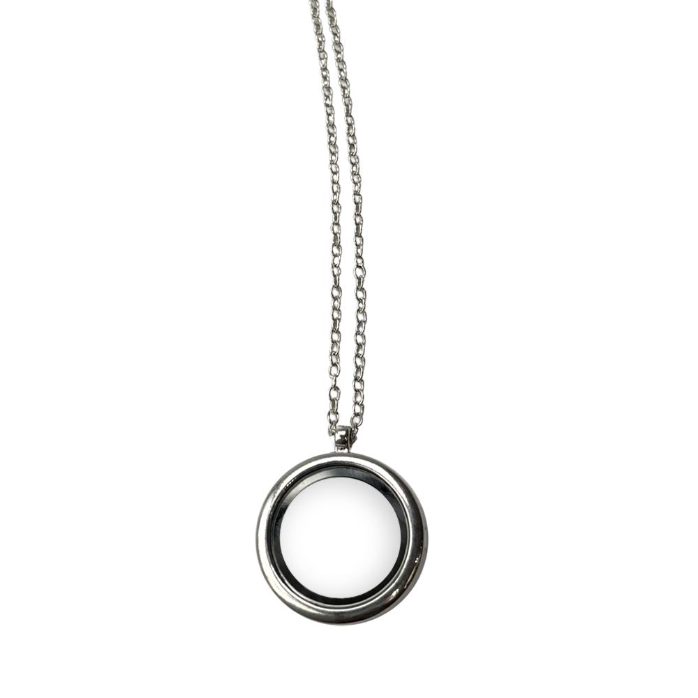 Locket Pendant with Silver Chain