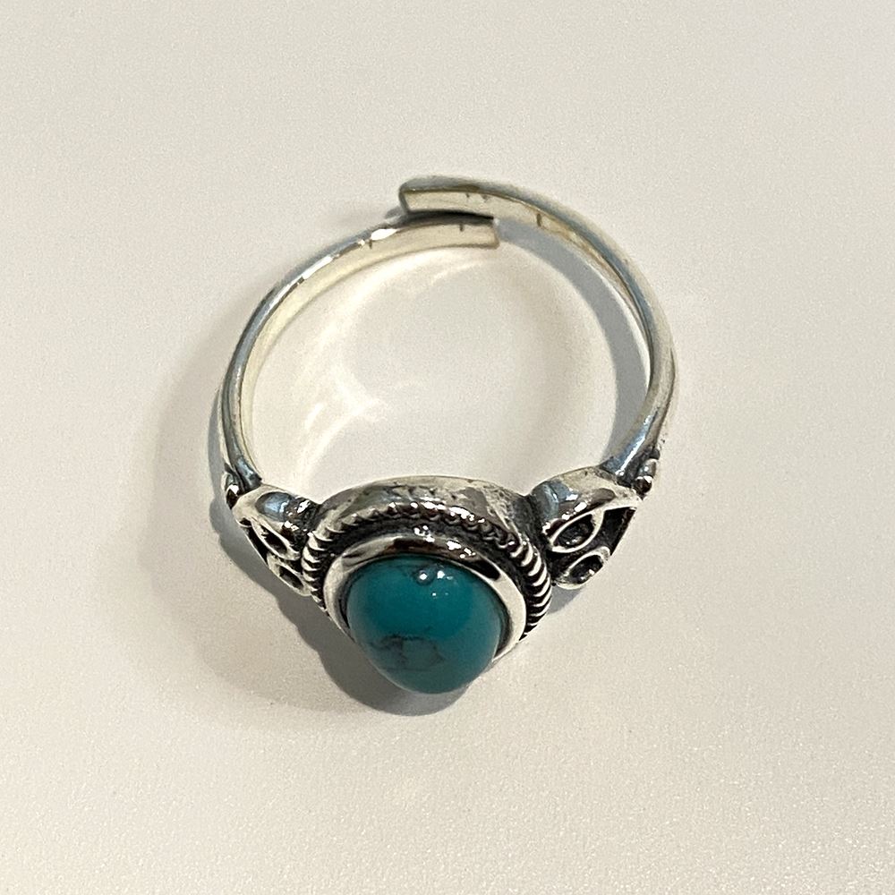 Silver-Plated Adjustable Ring (#38)