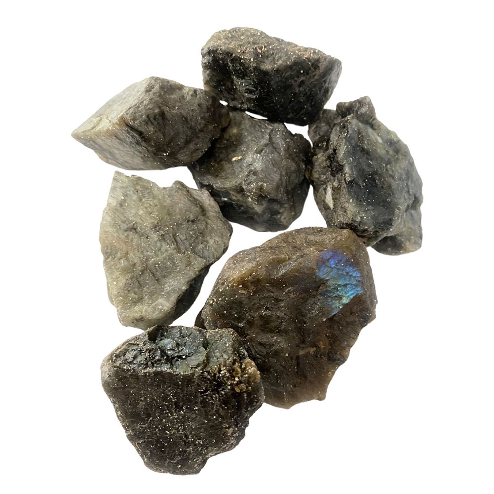 Raw Rough Cut Crystals (80-100g pieces), 1kg Pack