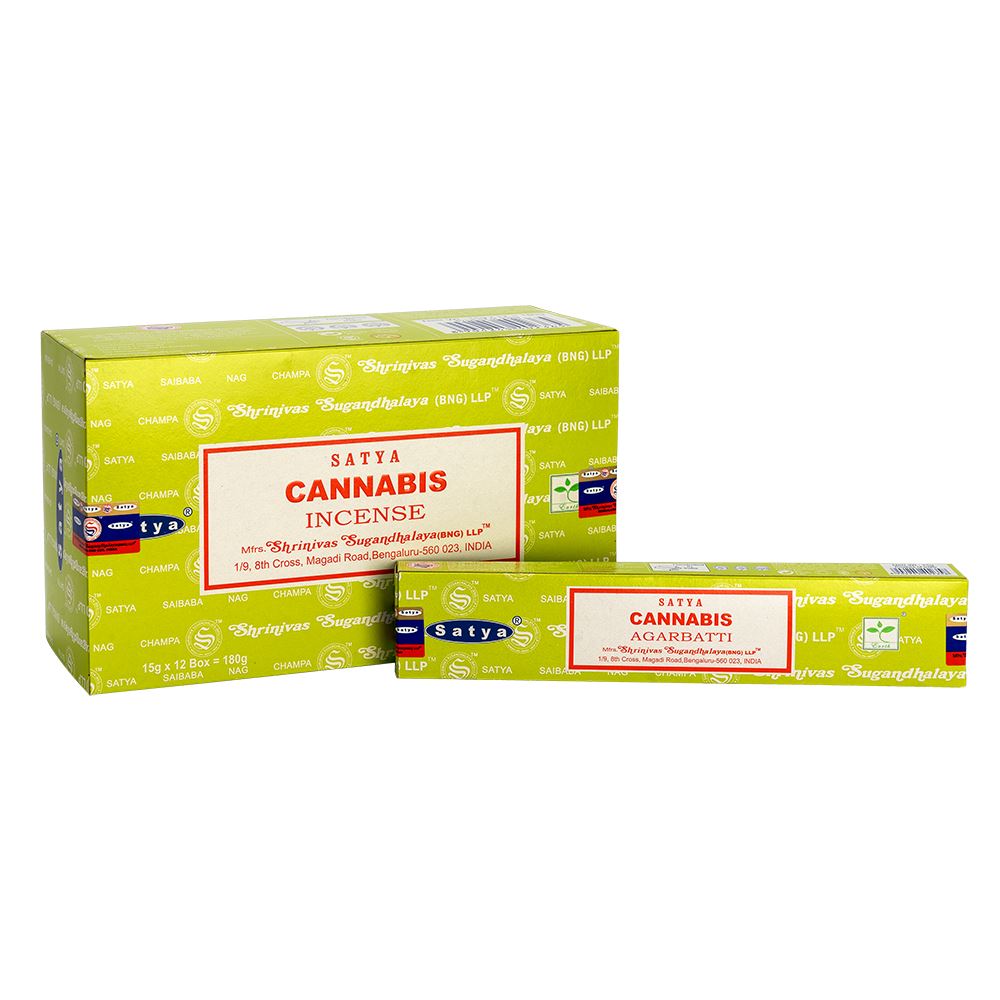 Premium Satya Incense Sticks, 12 Packs x 15g