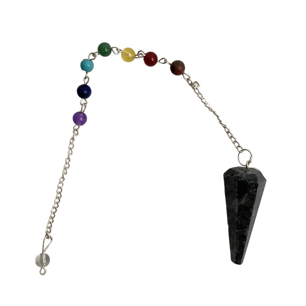Pendulum with 7 Chakra Beaded Chain