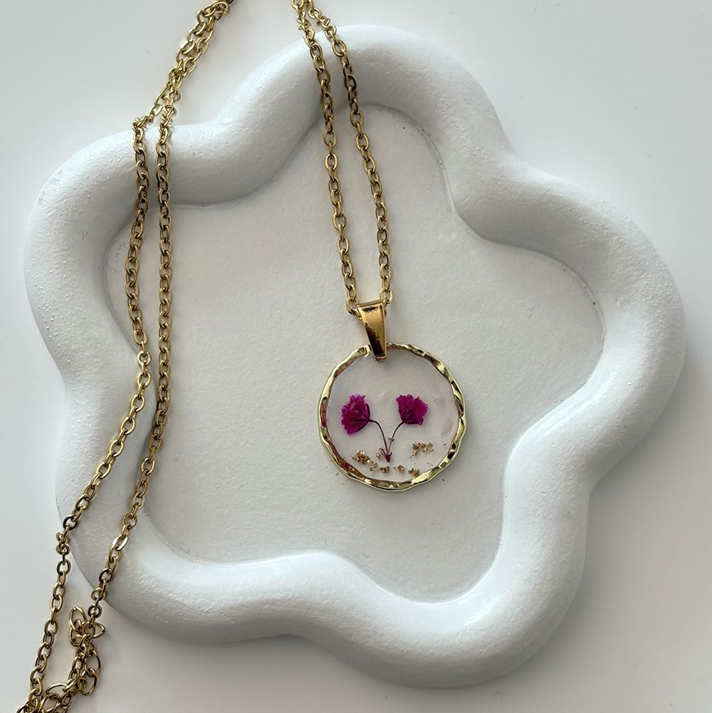 Pressed Flower Pendant