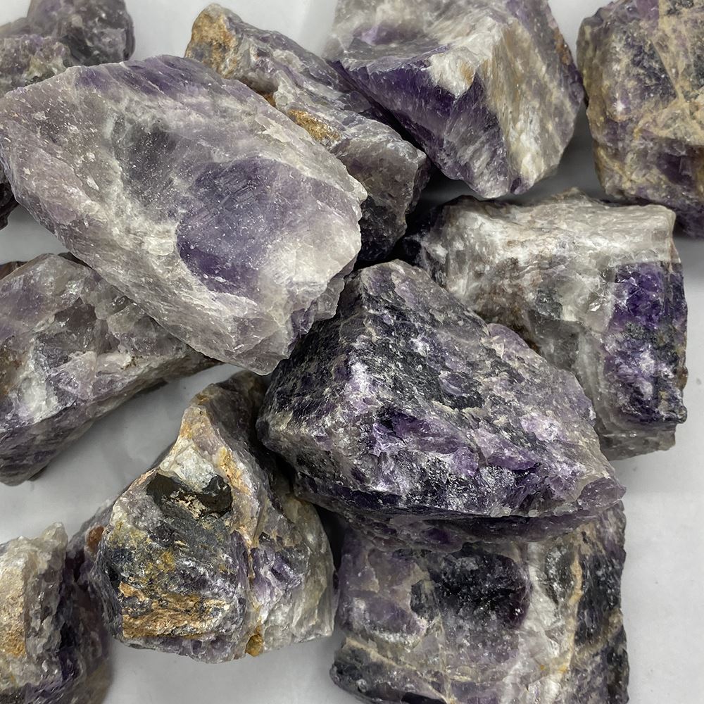 Raw Rough Cut Crystals (80-100g pieces), 1kg Pack