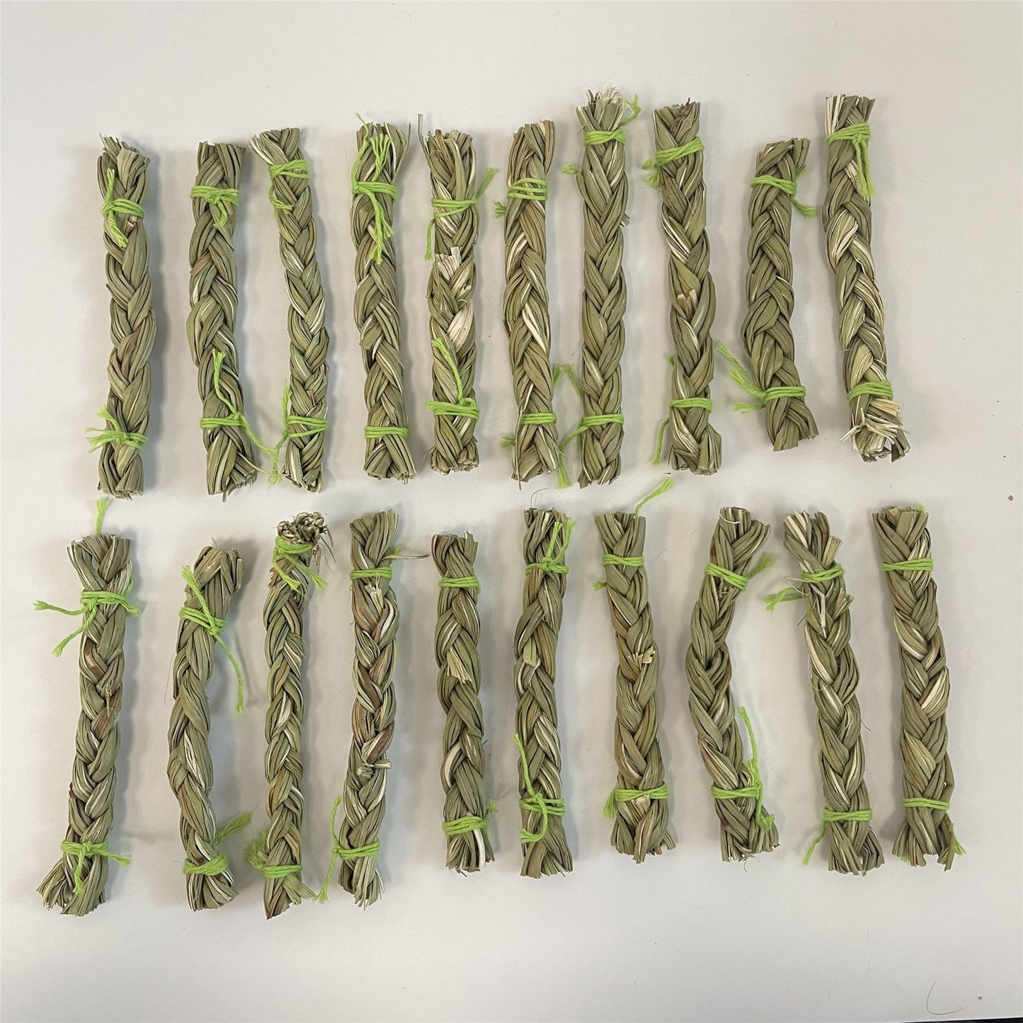 Smudge Stick, Braided Sweet Grass, 4", Pack of 20
