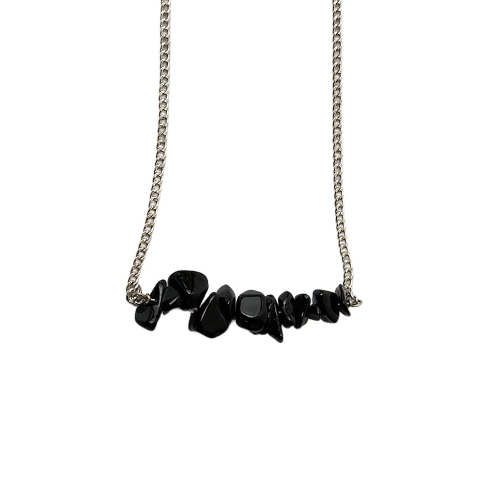 Silver Chain Chips Pendant