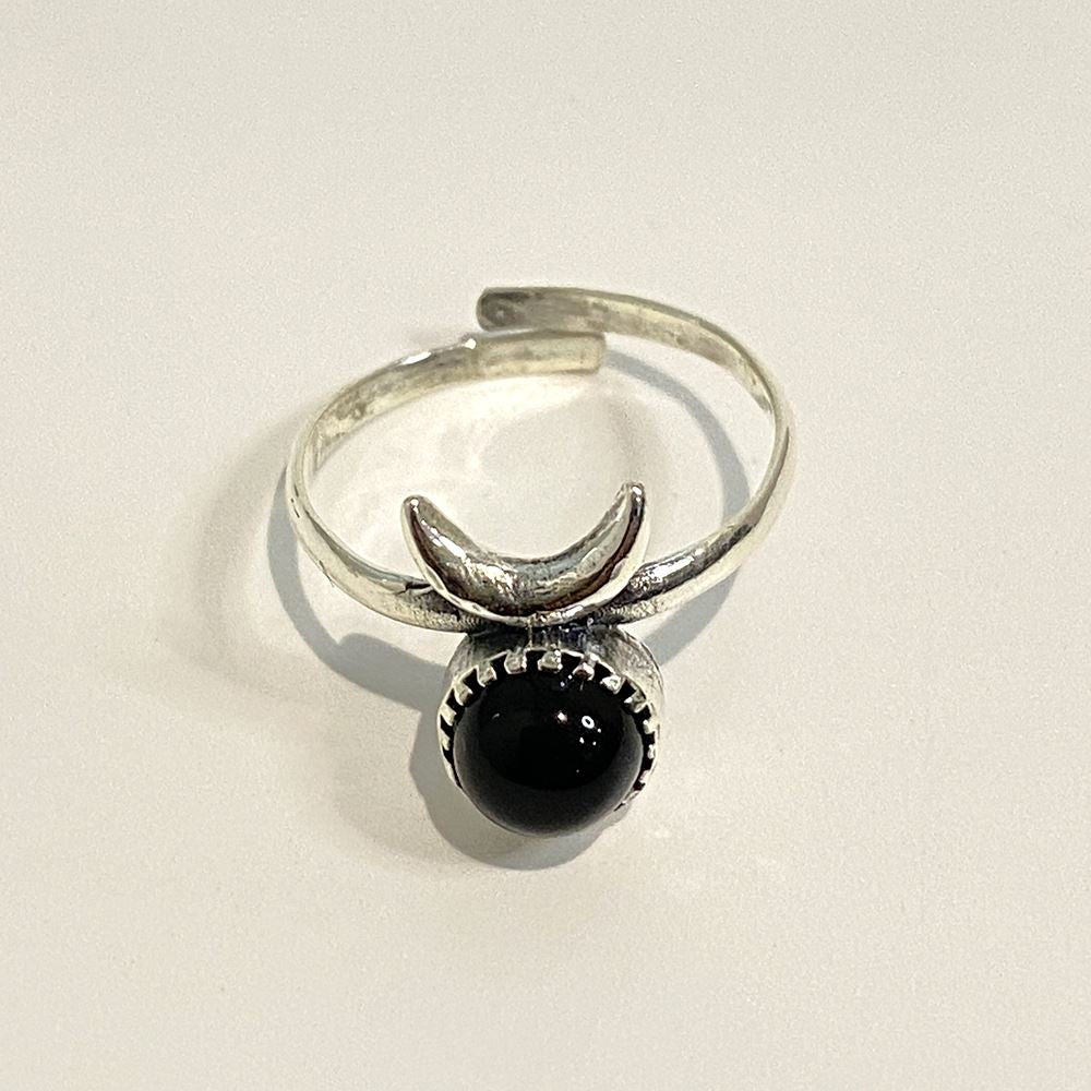 Silver-Plated Adjustable Ring (#40)