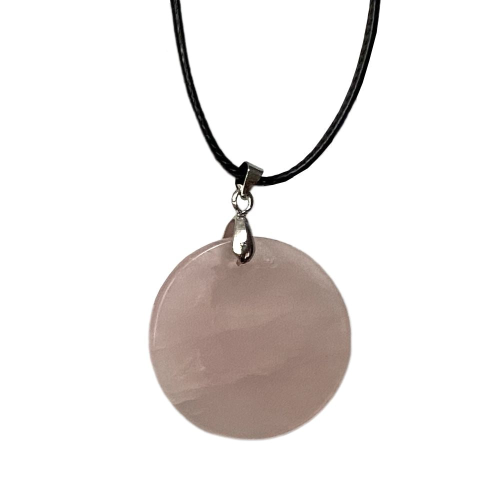 Coin Pendant, Black Cord