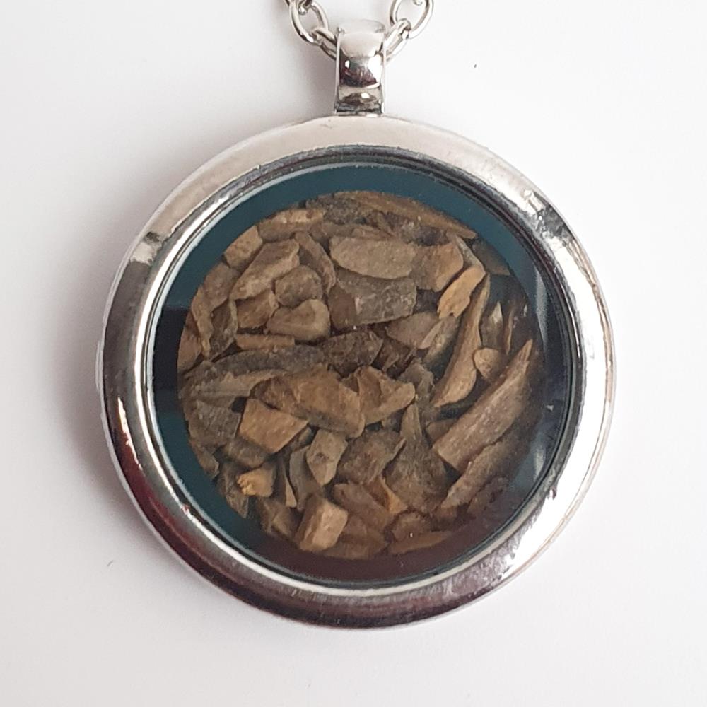 Locket Pendant with Crystal Sand