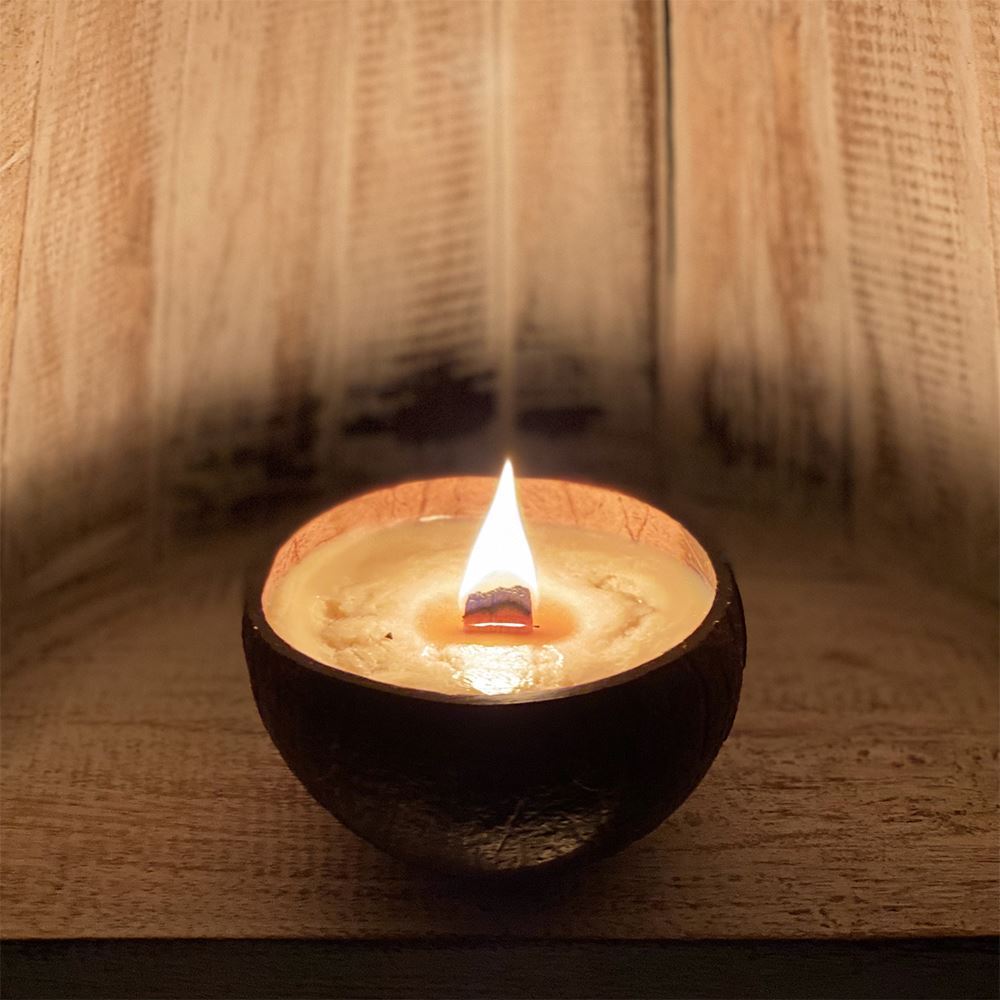 Coconut Shell Candle, Coconut