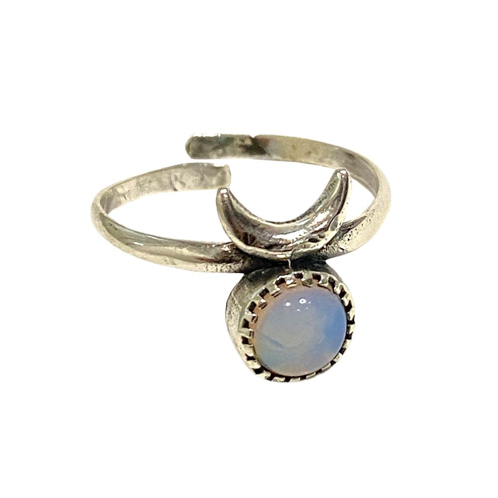 Silver-Plated Adjustable Ring (#40)