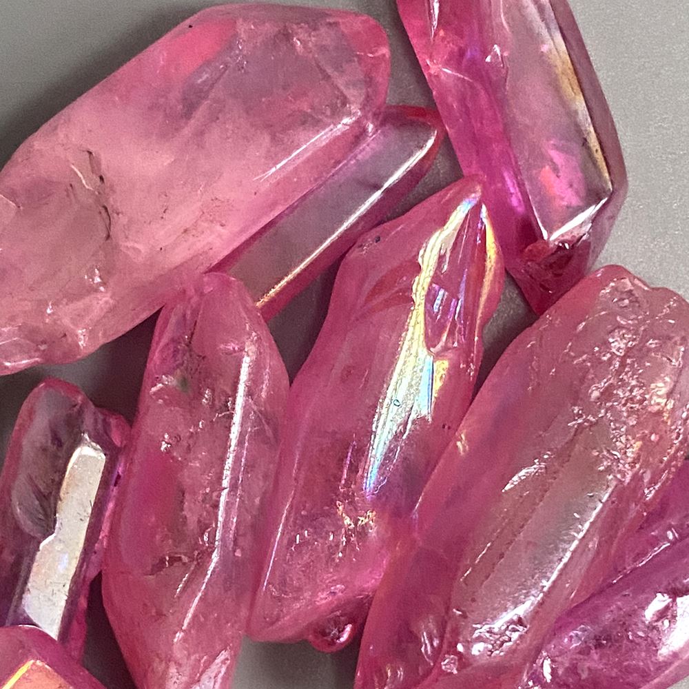 Electroplated Quartz Points, 2-3cm, Single