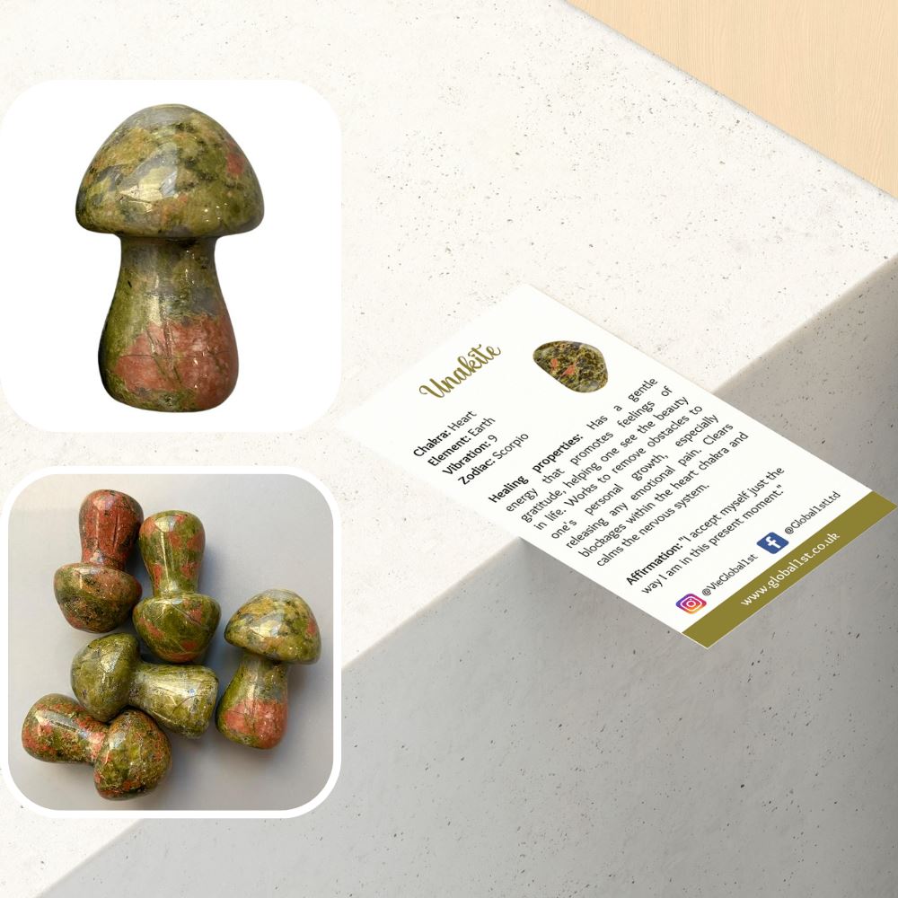 Crystal Mushroom, 3.5cm
