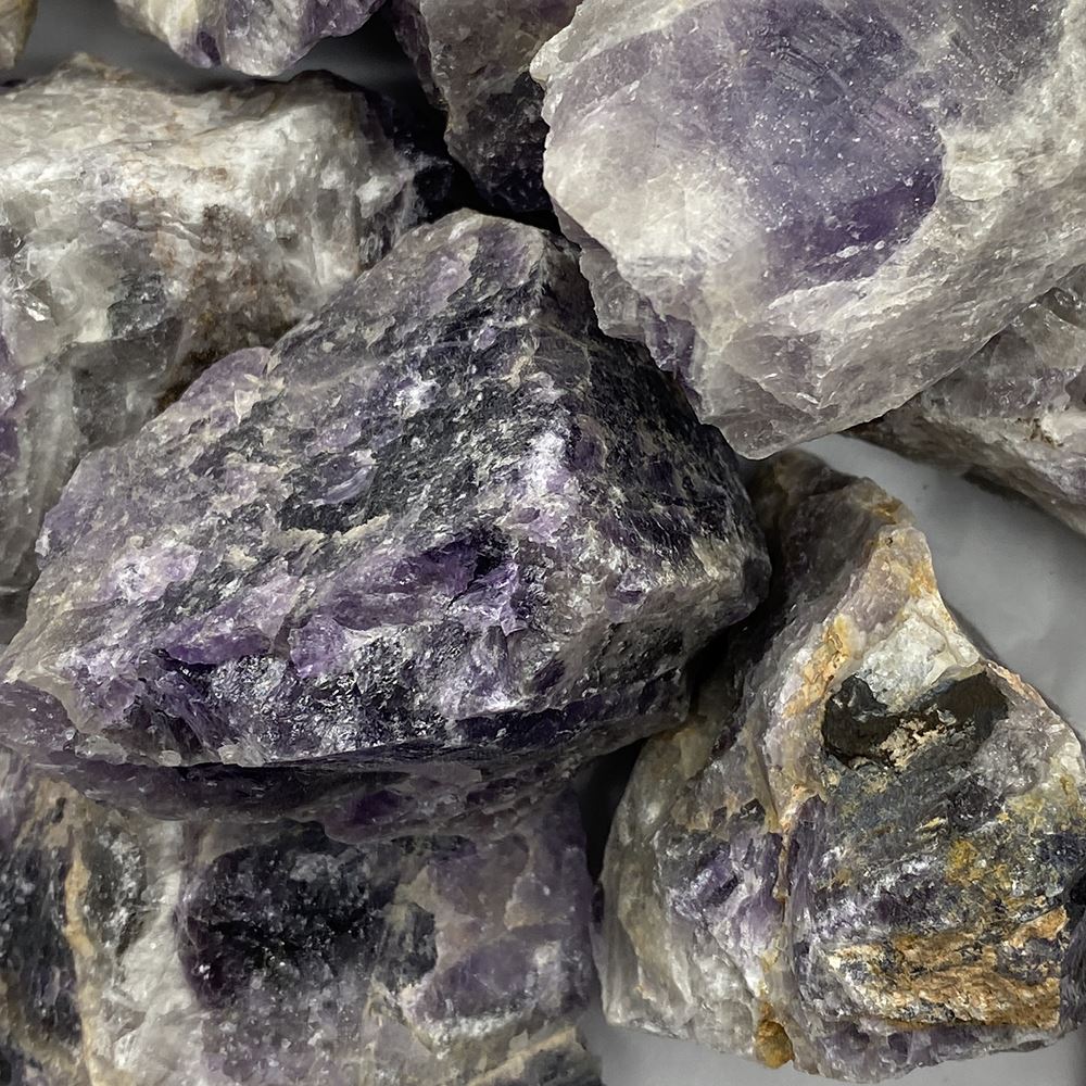 Raw Rough Cut Crystals (80-100g pieces), Pack of 12