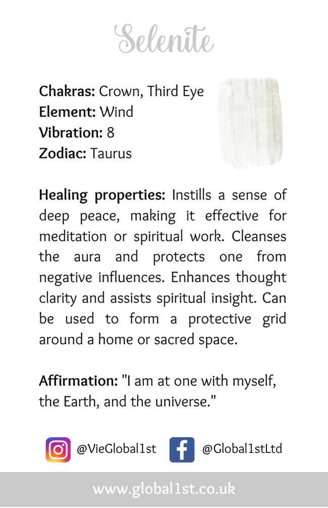 Selenite Bowl, Crescent Moon, 11x6x2.5cm