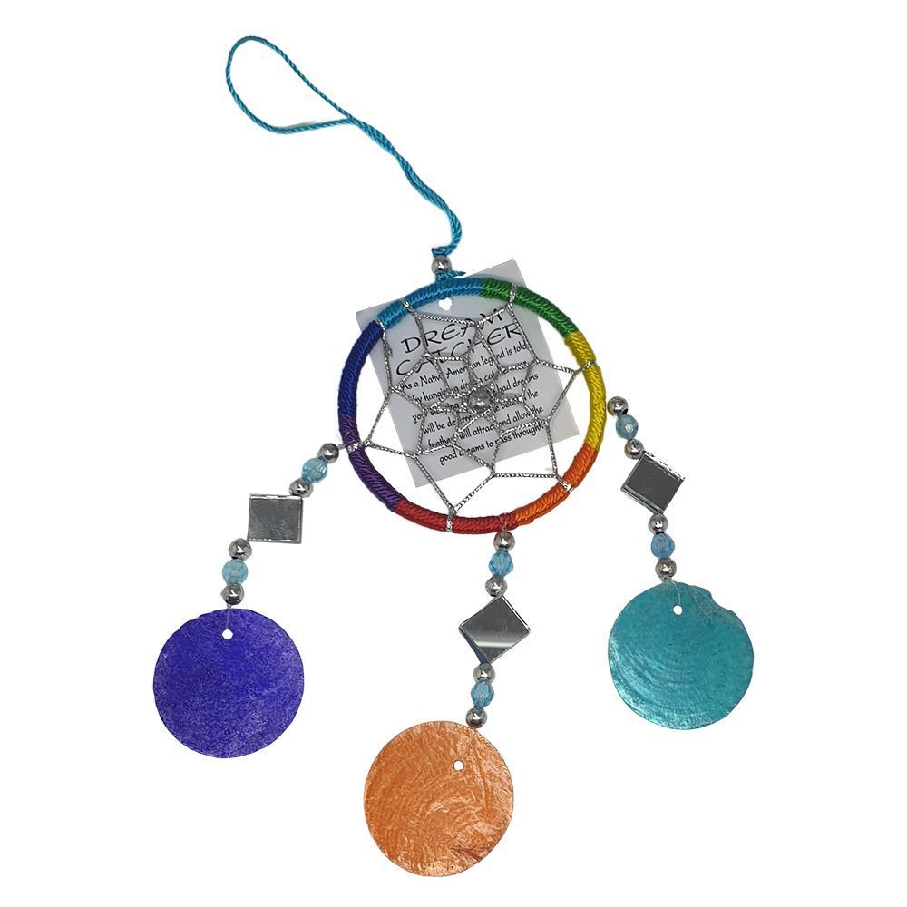 Capiz Dream Catcher, No Feathers, 6cm