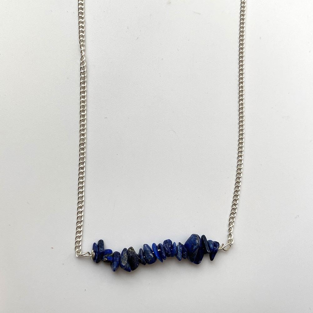 Silver Chain Chips Pendant