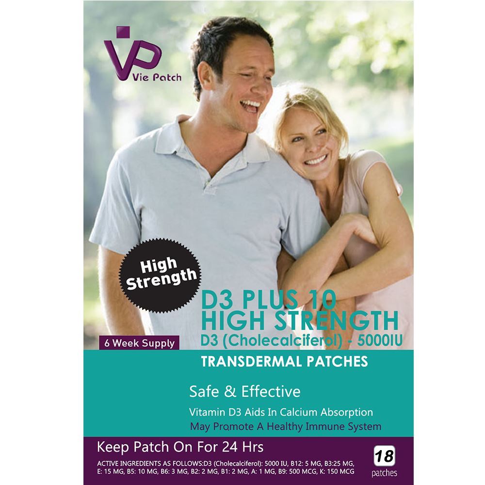 Vitamin D3 Plus 10 High Strength Patch