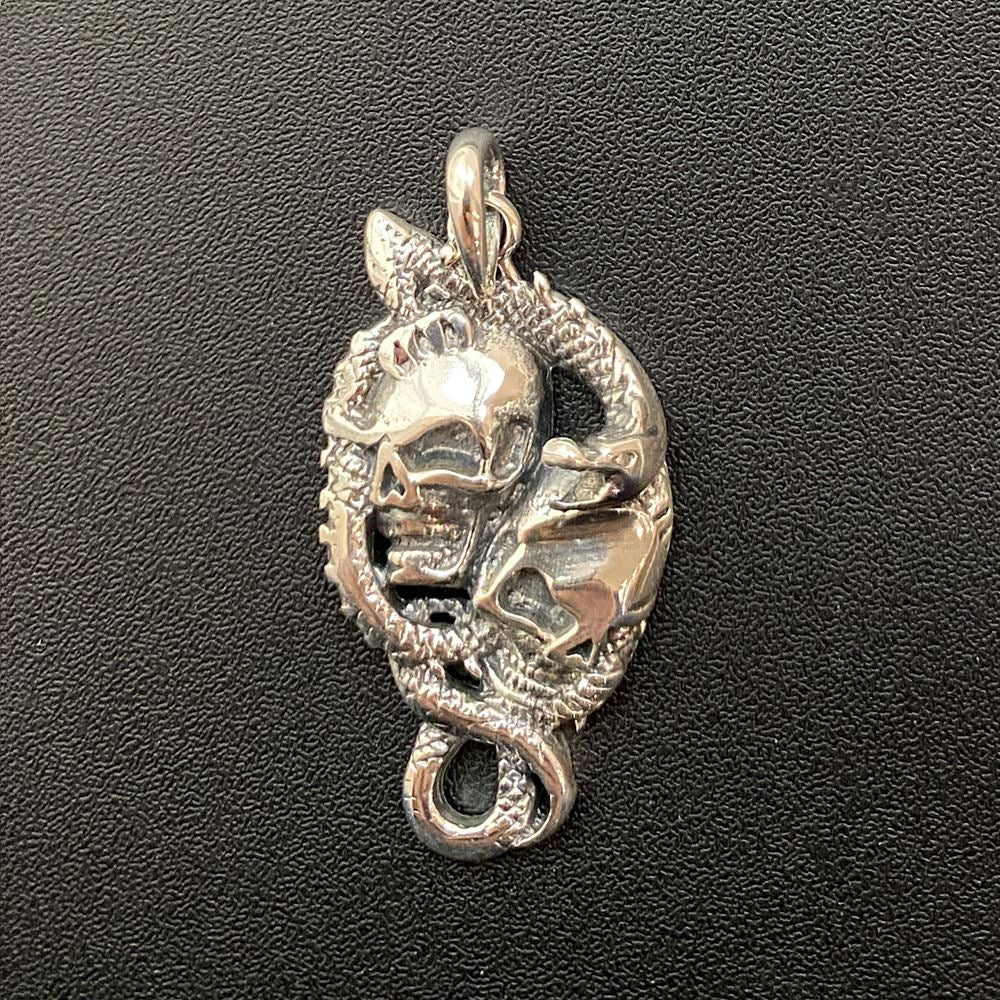 Silver-Plated Gothic Pendant