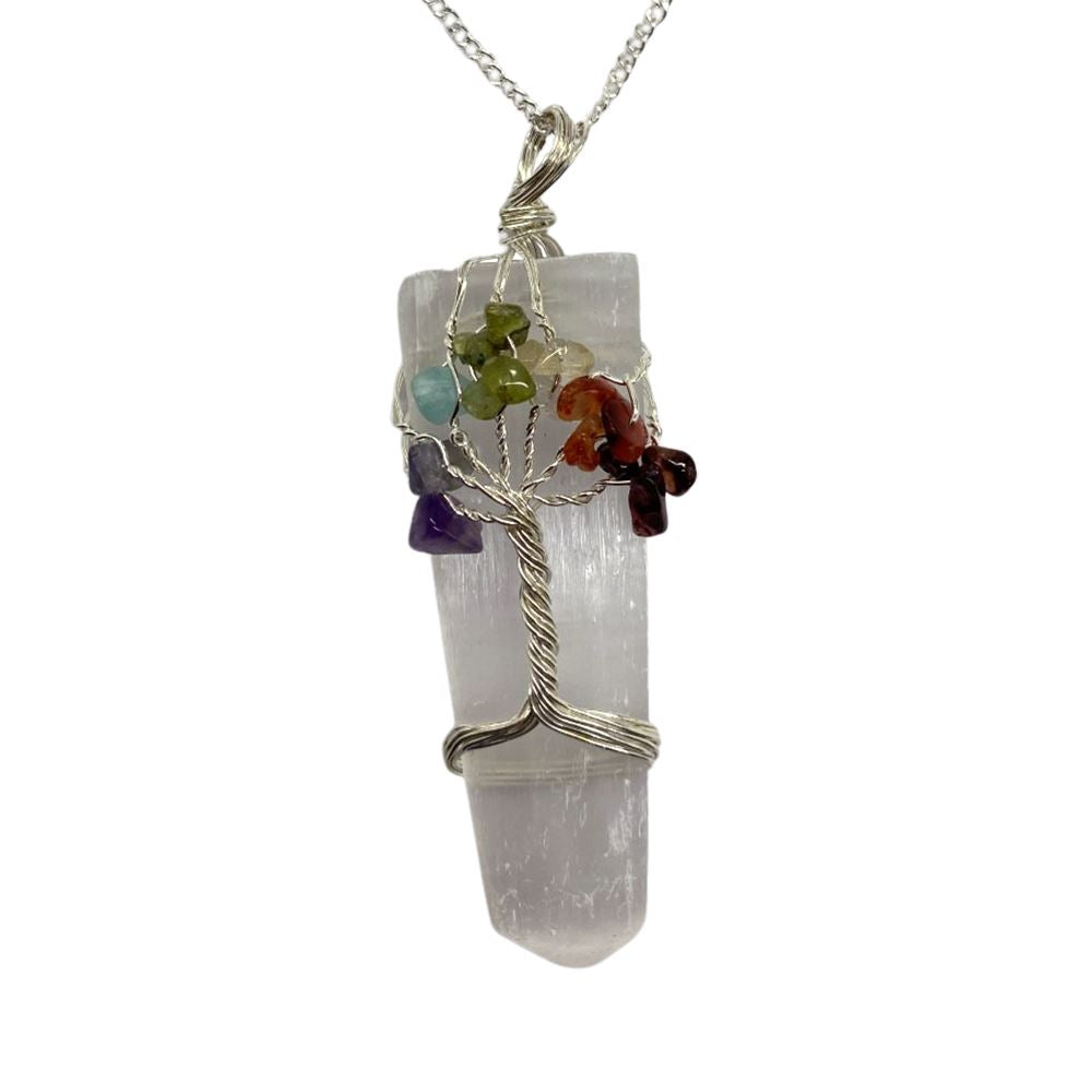 Tree of Life 7 Chakra Pendant