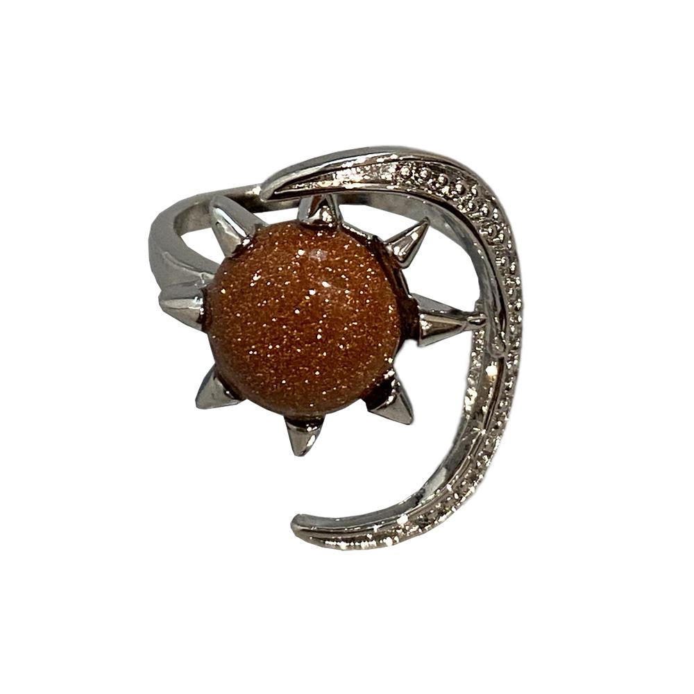 Moon & Sun Adjustable Ring
