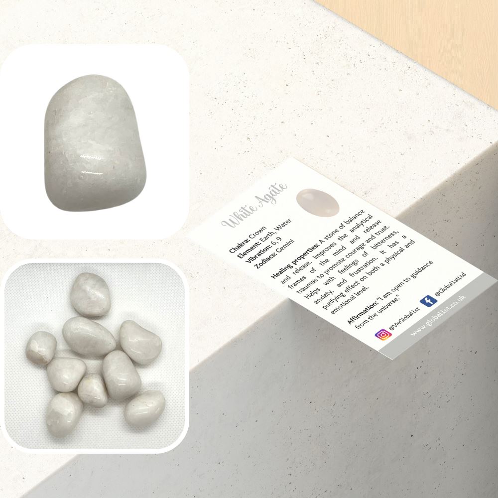 Tumbled Crystals, Pack of 12