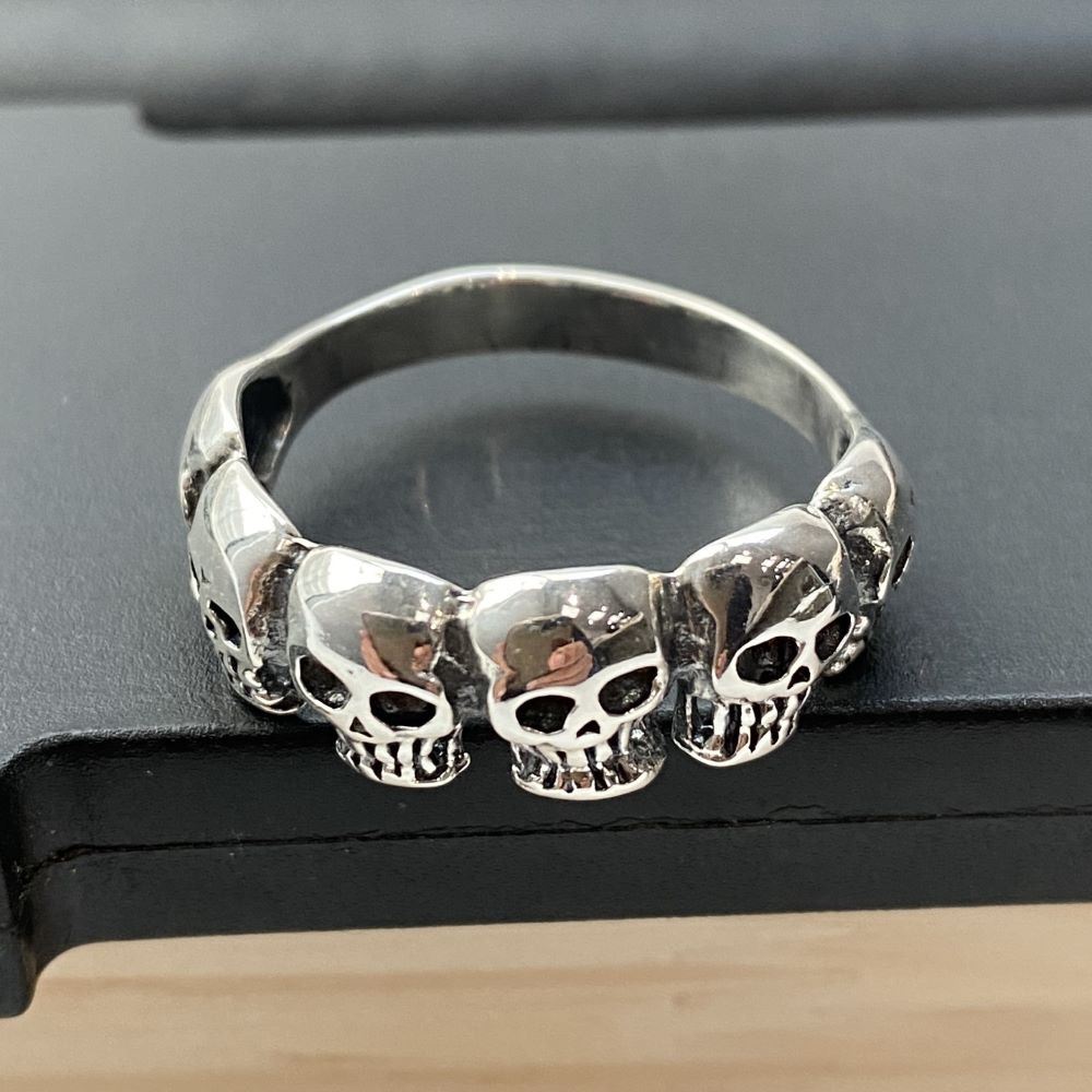 Silver-Plated Gothic Ring (#52)