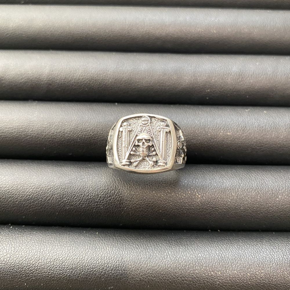 Silver-Plated Gothic Ring (#46)